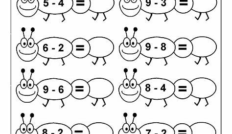 picture subtraction worksheets