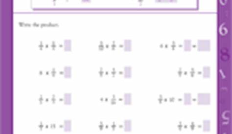 multiplying fractions worksheet with answers