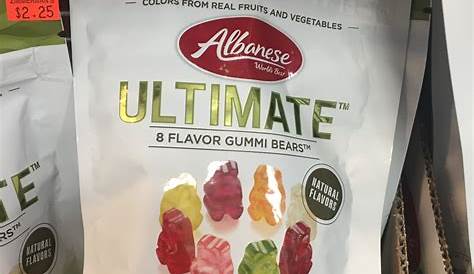 Ultimate 8 Flavor Gummi Bears by Albanese - Zimmerman's Nuts and Candies