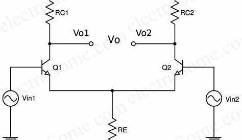 differential amplifier circuit diagram