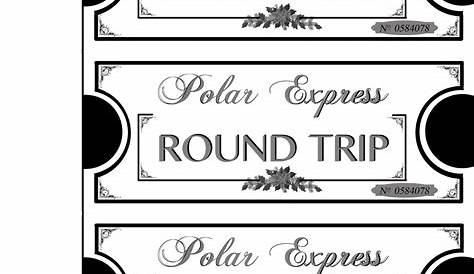 printable polar express tickets boarding passes – PrintableTemplates