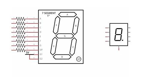 seven segment display diagram