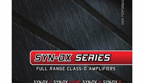 WET SOUNDS SYN-DX SERIES OWNER'S MANUAL Pdf Download | ManualsLib