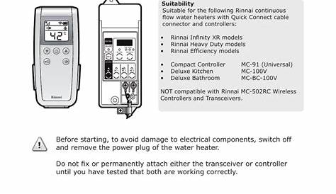 Rinnai Tankless Water Heater Reset Button - Water analysis shows