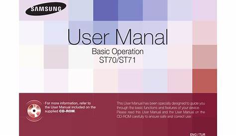 SAMSUNG ST70 USER MANUAL Pdf Download | ManualsLib