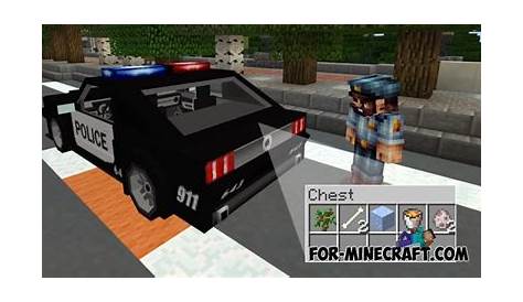 Police Car (Minecraft PE 1.0.4.1-1.0.6)
