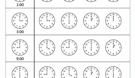 Worksheet Matching Clocks - Lookbook Education