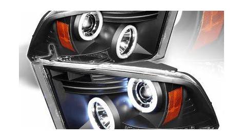 Dodge Ram 2500 2010-2016 Black CCFL Halo Projector Headlights LED DRL