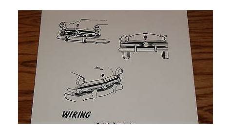 1952 1953 1954 Ford Car Wiring Diagram Manual 52 53 54 | eBay