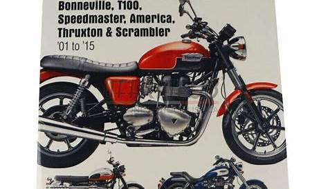 Workshop manual Triumph Bonneville -'15