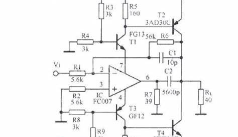 20 watt guitar amplifier circuit diagram
