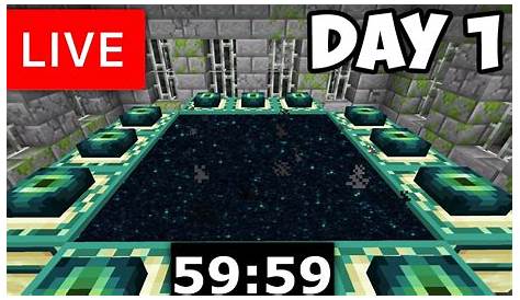 Beating Minecraft in 1 HOUR... Day 1 - YouTube