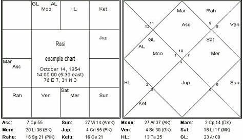 vedic astrology chart south indian style