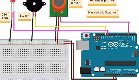 arduino gas sensor circuit