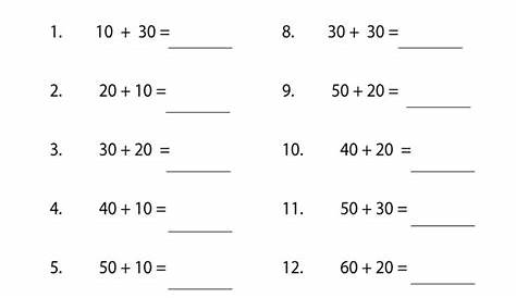 Simple to Complex Elementary Math Worksheets | First grade math