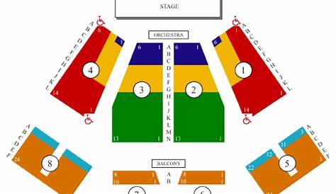 emerson theater seating chart