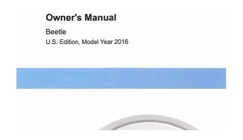 volkswagen kt1174 owner's manual