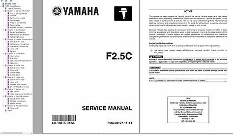 yamaha outboard service manual pdf download