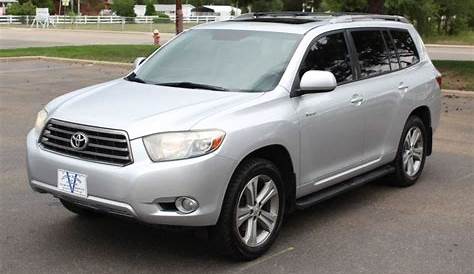 2008 toyota highlander limited sport