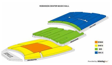 robinson theater seating chart