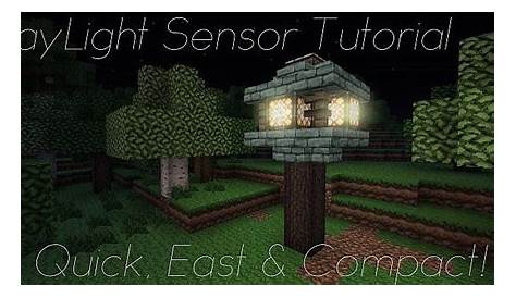 what is a daylight sensor in minecraft