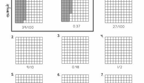 grid worksheet decimals pdf