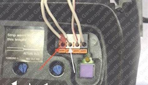 wiring garage door sensor