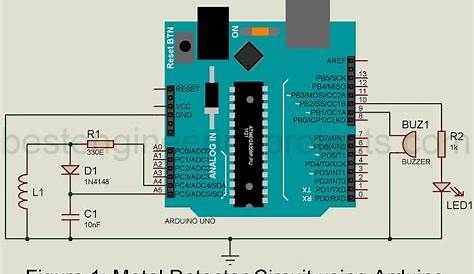 Metal Detector Circuit using Arduino