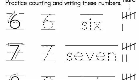 Writing Numbers in Words Worksheets | Numbers Worksheets and Flashcards