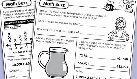 math buzz super teacher worksheets level e
