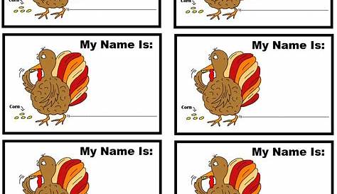 Thanksgiving Name Tag Ideas | Thanksgiving projects, Thanksgiving