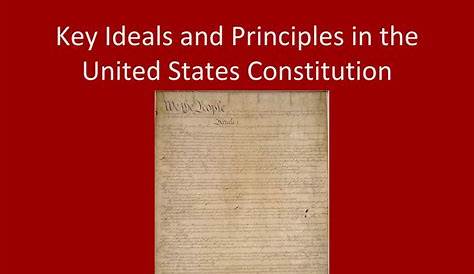 key principles of the constitution