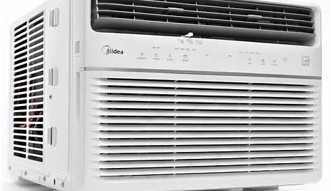 Midea MAW08S1YWT-E 8,000 BTU Room Window Air Conditioner, Remote