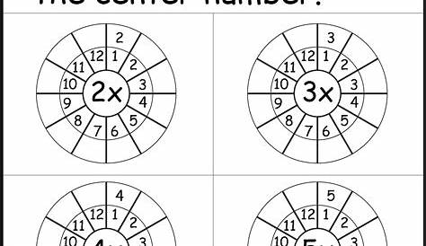 printable time tables worksheets