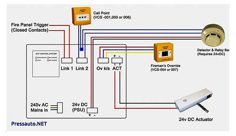2 wire smoke detector wiring diagram