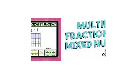 Multiply Fractions and Mixed Numbers {Digitally} - Terry's Teaching Tidbits