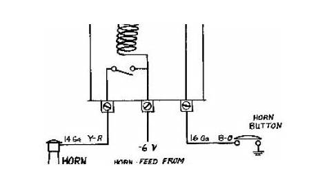 1966 ford diagram horn