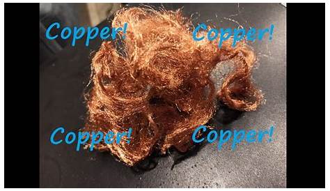 insulated copper wire recovery chart