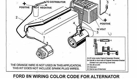ford tractor starter solenoid wiring diagram