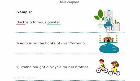 grade one nouns worksheet