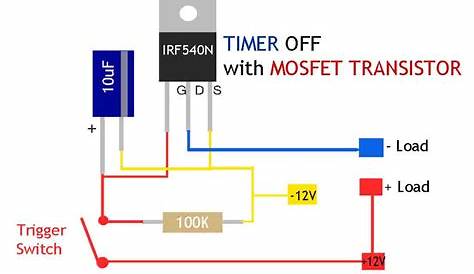 Mosfet Timer Circuit Simple and Easy to Make - Electronic Circuit