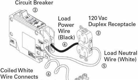arc fault breaker wiring diagram