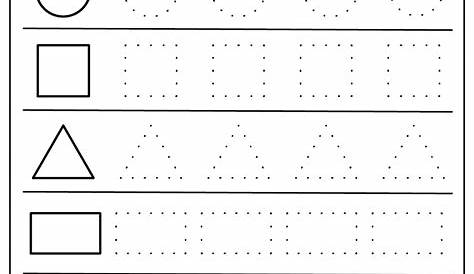 Pre-K Shapes Worksheets to Print | 101 Activity