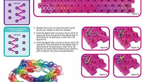 Rainbow Loom Instructions Printable Pdf - Printable Word Searches