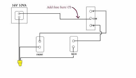 Mechanical Doorbell Wiring & Doorbell Wire Diagram Home Intercom