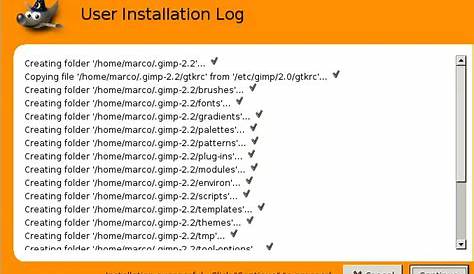 GIMP User Manual - 4. Starting GIMP the first time