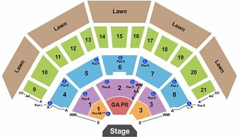 American Family Insurance Amphitheater Seating Chart - Milwaukee