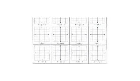 graphing linear equalities worksheet