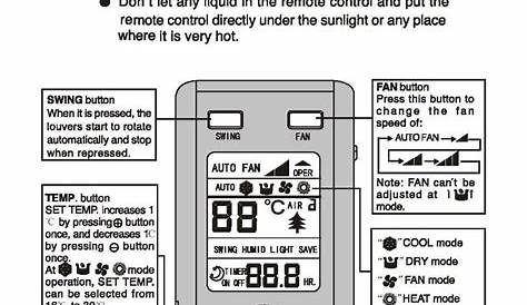 Gree Air Conditioner Remote Manual
