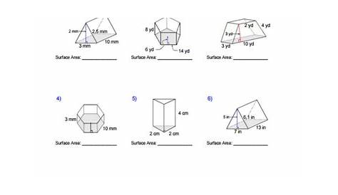 Surface Area of Prisms and Cylinders | Teaching Resources